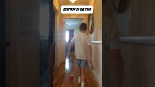 Question of the year! #trickshots #question #nike #adidas #viral #shorts