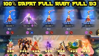 VALE SKILL 1||PALING GAMPANG FULL RUBY FULL B3 BOSS||COMBO MAGIC CHESS UPDATE TERBARU