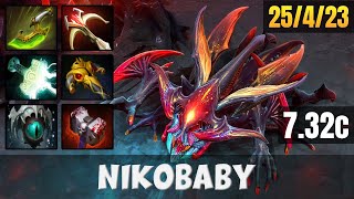 NIKOBABY Weaver BOTTOM LANE Gameplay WITH 25 KILLS | Dota 2 Full Game