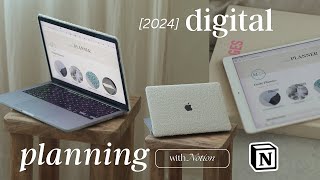 ✨Digital Planning For 2024 with *NOTION* | Detailed Tour + Template✨