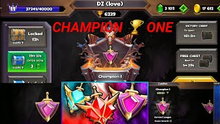 Castle Crush -- CHAMPION ONE 🏆 With Rush Deck 😱 Castle Crush Gameplay 💥‎@castlegamingbydz 