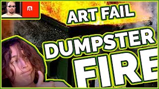 My Art Fail Dumpster Fire (Failing Marc Brunet's Tutorial)