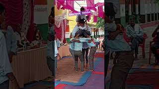 School ke baccho ne banaya piramid | #shorts #ytshorts #school