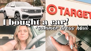 MY NEW CAR 🚙 (VLOG) + TARGET & AMAZON HAUL 🛍