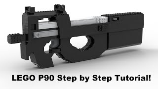 LEGO P90 Step by step Tutorial | Jim's LEGO Guns