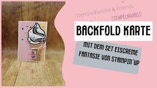 Videohop Stempelfamilie & Friends / Sonne, Sand und Meer / Backfoldcard basteln mit Stampin´Up