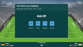 GHANA VS NIGER LIVE | 2024 AFRICA CUP OF NATIONS TODAY MATCH LIVE | NIGER VS GHANA LIVE MATCH