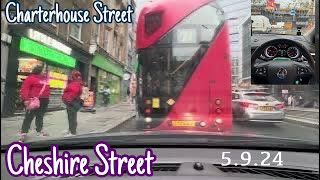 Charterhouse Street EC1 to Cheshire Street E1 5/9/24