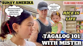 NAGIGING PUSONG PINOY NA SI MISTER | RICE IS LIFE NA DIN PARA SA KANYA | TAGALOG CHALLENGE WITH HIM