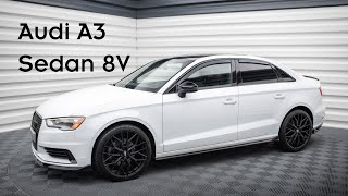 Audi A3 Sedan 8V | Maxton Design Splitter Set | Presentation #329