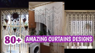 macrame curtains designs 2022 / boho marriage curtains / window curtains