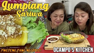 Kapampangan Style Lumpiang Sariwa - Ocampo's Kitchen