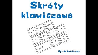 Skróty klawiszowe - lekcja online dla klasy 1