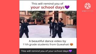 A beautiful dance by group forced to remember our school days❤️  the funniest loveliest days Friends