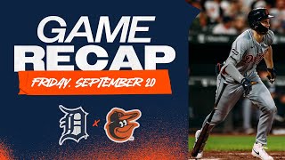 Tigers vs Orioles Highlights | 9/20/24