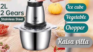 KAISAVILLA PH Vegetables chopper/ Multifunctional cooking machine/multiple Grinder #icecubechopper