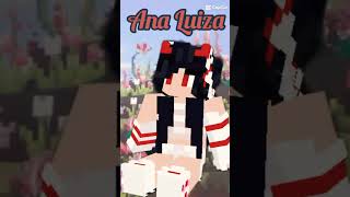 melhor amiga Ana Luiza @Aninhaluizaaaah #minecraftshorts