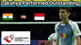 Denmark Open 2022 Badminton Match Men Single - India vs Indonesia