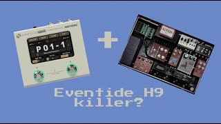 Can The Hotone Ampero Mini KILL The Eventide H9? - Hotone Ampero Mini On A Pedalboard