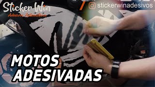 MOTOS PERSONALIZADAS COM ADESIVOS - STICKER WIN