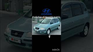 evolution of Hyundai matrix:#cars#opel#hyundai#matrix#evolution#rek#subscribe#top#рек#авто#авто#реки