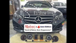 Mercedes E250 E200 W212 E class in Singapore X Rebec Car Audio speakers upgrade