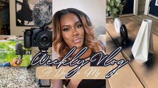 Weekly Vlog: New Mic, Diy Home Decor, Makeup Clients, & Clean with Me | Dose Of Kendra | 2023