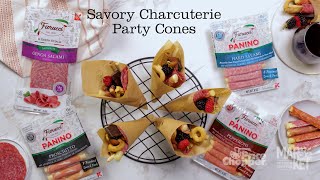 Savory Charcuterie Party Cones