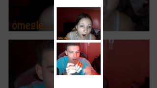 Omegle Magic!! (RUBIKS CUBE SOLVED INSTANTLY) #Shorts