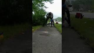 #concretelifting | One Person Raises Sidewalk Using Expanding Foam | #expandingfoam #carmelindiana