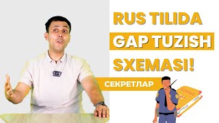 Rus tilida Gap tuzish sxemasi! || Секретлар.....!