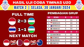 Hasil Uji Coba Hari Ini - Indonesia U20 vs Uzbekistan U20 | Friendly Match 2024