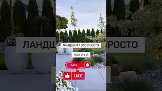 Крутой и малоуходный цветник #shorts #ландшафтныйдизайн #сад