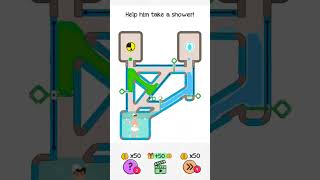 puzzle| braindom | help him get shower