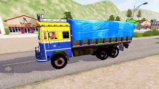 Indian TATA Lorry Truck 2515 NP Bussid Driving - Bus Simulator Indonesia - Android Gameplay #2