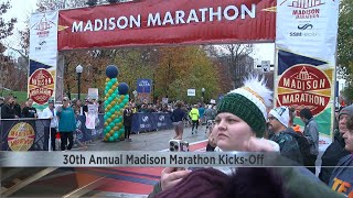 Runners cross the finish line at 30th annual Madison Marathon