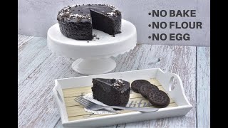 3 INGREDIENTS NO BAKE CAKE | OREO CAKE