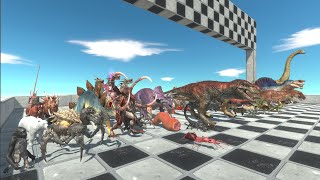 All Land Units 1.1x Size Speed Race - Animal Revolt Battle Simulator ARBS