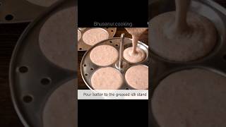 Ragi idli instant recipe #shorts #bhusanurcooking #youtubeshorts