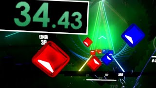 beat saber speedrun (world record)