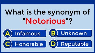 Synonyms Quiz: Can You Achieve a Perfect 30/30 in This Synonym Quiz?