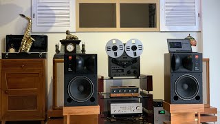 Amply Luxman L570 vs Loa JBL 4425 studio Monitor - liên hệ 0838449449 Hoàng Audio SG