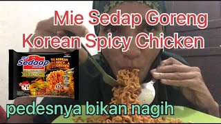 🔥🥵jam 3 subuh makan Mie Sedap Goreng Korean Spicy Chicken