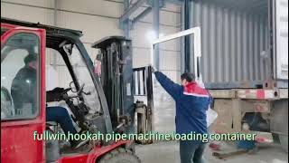 Hookah corrugated pipe machine loading to Kuwait