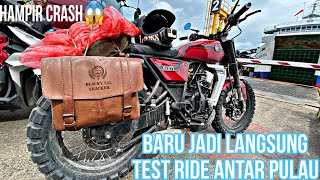 Motor Baru Jadi Langsung Test Ride Dari Jakarta ke Lampung❗️Hampir Crash 😱 Part 1