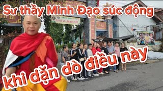 Bất ngờ Sư thầy Minh Đạo xuất hiện nói điều này với các chú tiểu