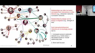 [SICSS-SG] Prasanta Bhattacharya: Modeling the Dynamics of Social Networks & Behavior