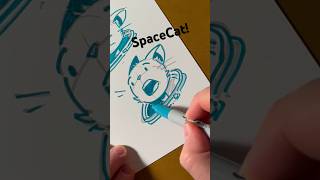 Time for SpaceCat! #drawing #spacecatcomic #comics #sketchbook #sketch #spacecat