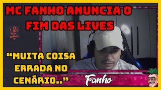 🚨URGENTE🚨MC FANHO PAROU COM AS LIVES POR CAUSA DO CENÁRIO MUITO TÓXICO DE GTA RP🚨