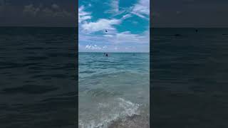 Enjoying the ocean wave (Hollywood Beach Florida)